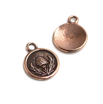 Thistle Charm- Antique Copper
