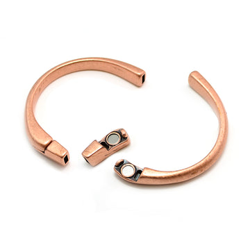 Half Circle Magnetic 5 Clasp- Antique Copper