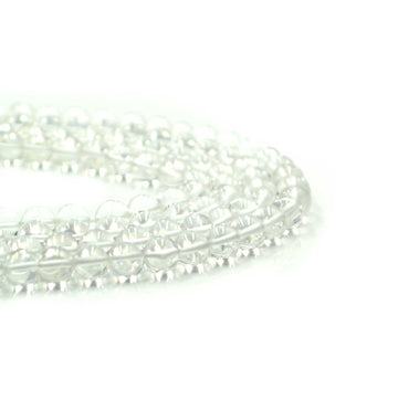 Crystal Quartz- 6mm Rounds