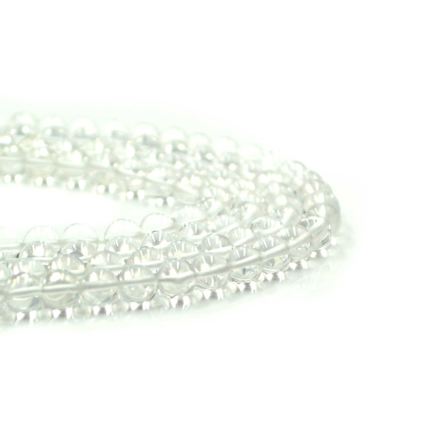 Crystal Quartz- 6mm Rounds