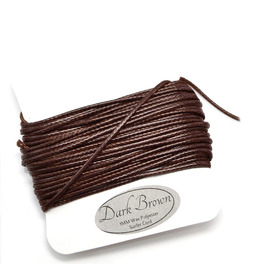 Dark Brown Surfer Cord- 1.0mm