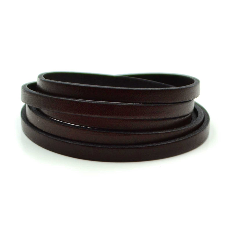 Dark Brown- 5mm Strap Leather by the Yard – Beadshop.com