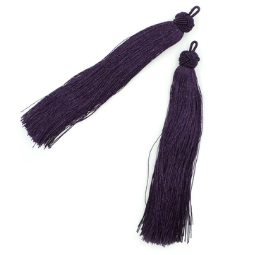 Fancy Tassels- Dark Plum