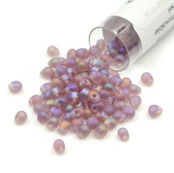 DP-142FR Matte Transparent Smokey Amethyst AB