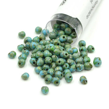 DP-4514 Opaque Turquoise Blue Picasso