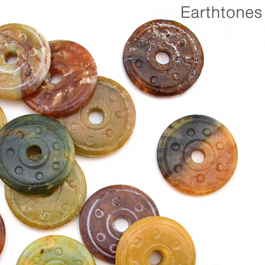 Perfect Pi- Serpentine Earthtones earthtones, Vintage Finds - All Seasons, Beadshop.com