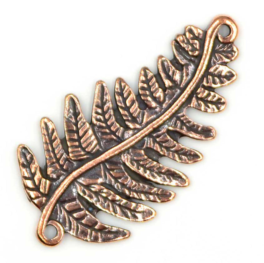 Fern Link- Antique Copper