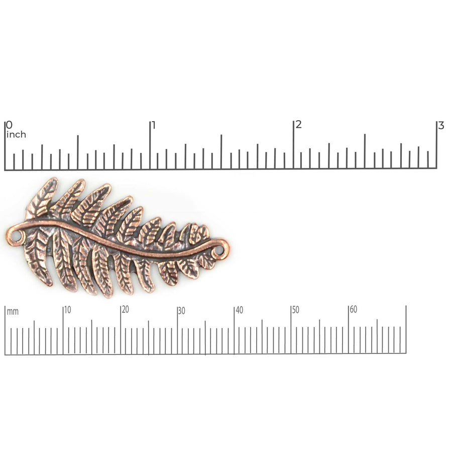 Fern Link- Antique Copper