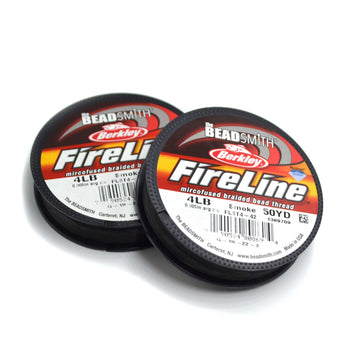 Highly Strung Beads  4lb Smoke Fireline, 50 yards.