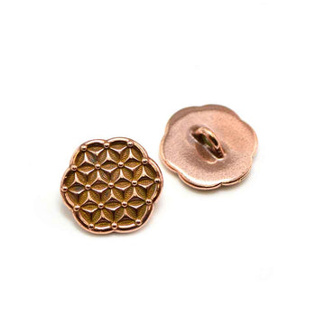 Flower of Life- Antique Copper