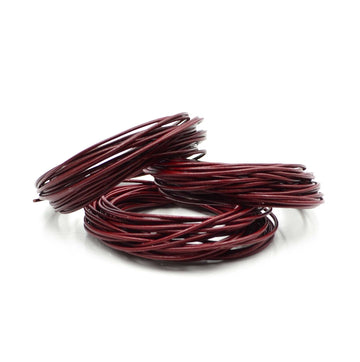 Garnet- 1.5mm Greek Leather by the Package