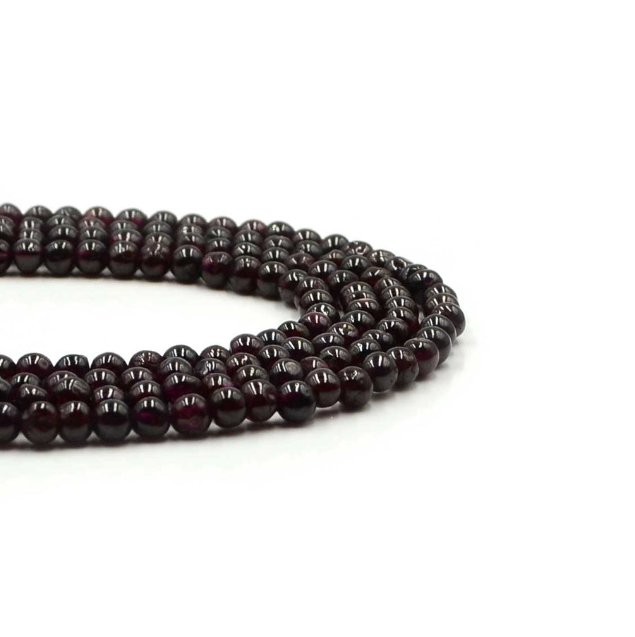 Garnet- 4mm Rounds