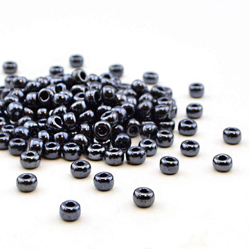 6-451 Gunmetal 6/0 , 6/0 Miyuki Seed Beads - Helby, Beadshop.com