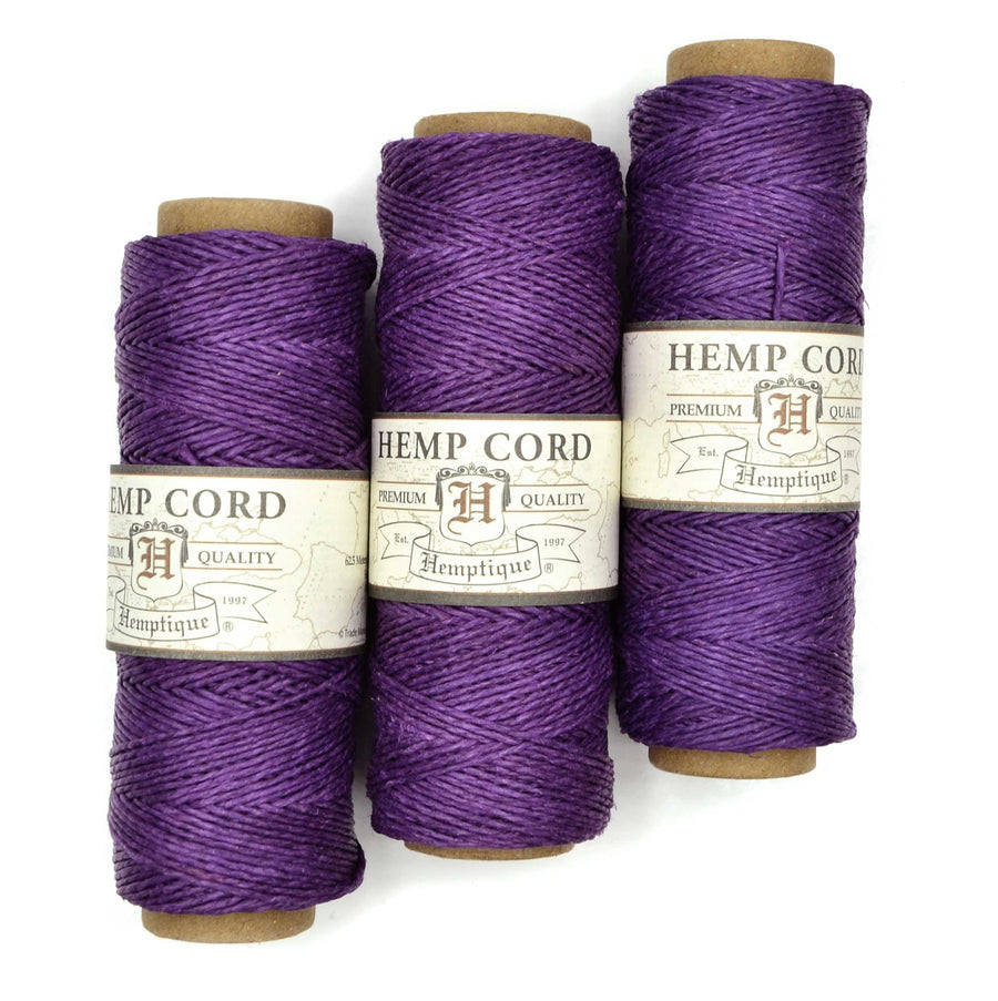 Hemp Cord #10- Dark Purple