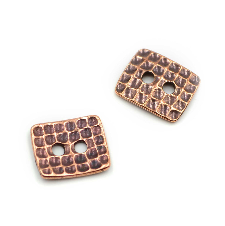 Honeycomb Button- Copper