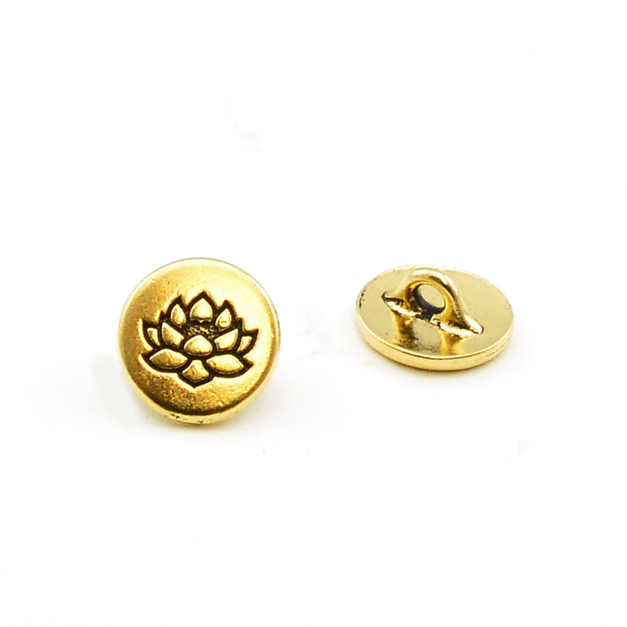 Humble Lotus- Antique Gold - Beadshop.com