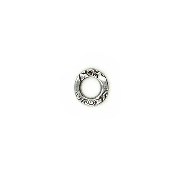 Jardin Round Ring- Antique Silver