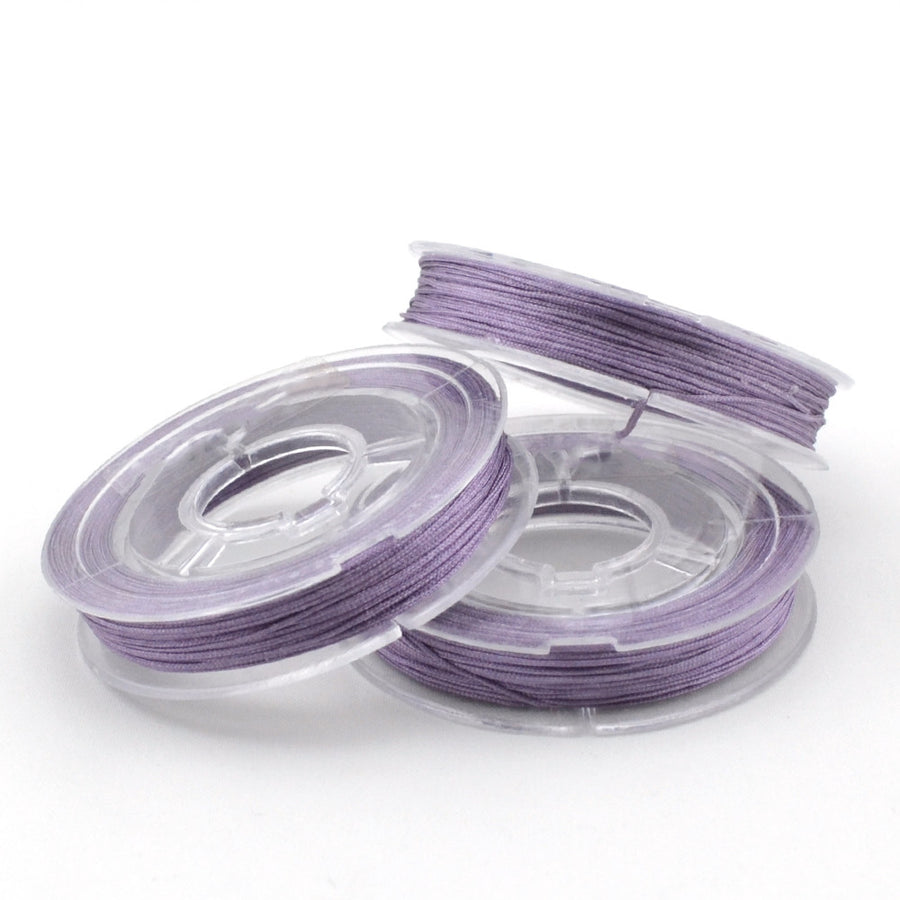 Frosted Lilac- 0.4mm , 0.4mm chinese knotting cord - Tangles n' Knots, Beadshop.com