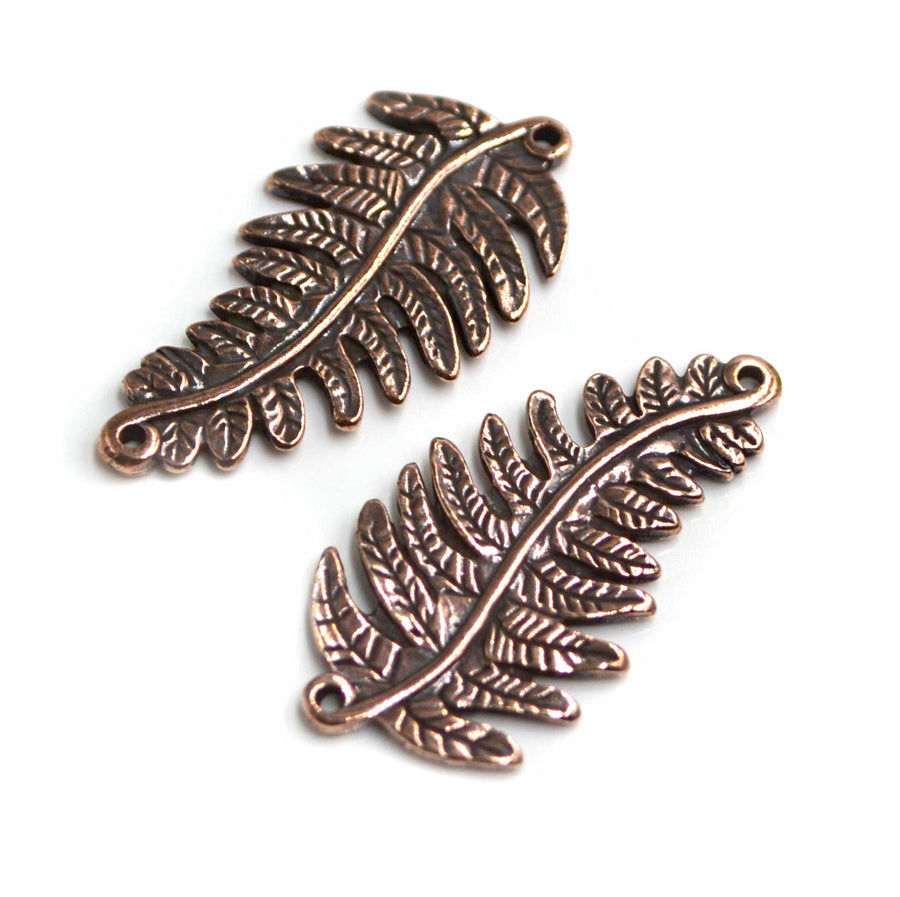 Fern Link- Antique Copper