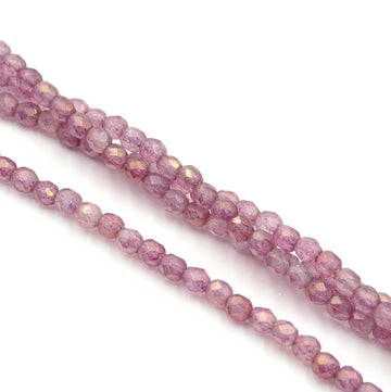 4mm- Luster Stone Pink