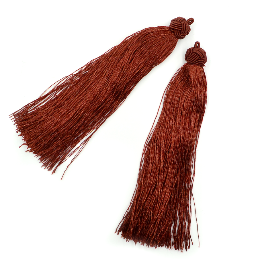 Fancy Tassels- Mahogany