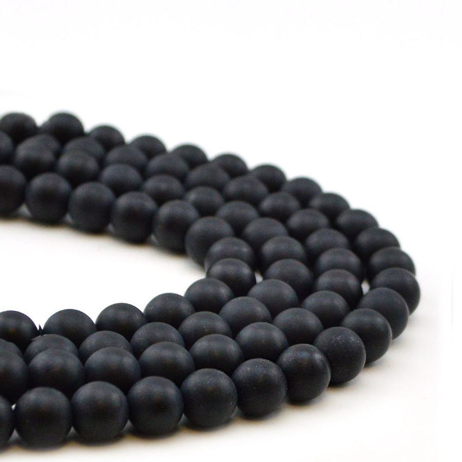 Matte Onyx-8mm - Beadshop.com