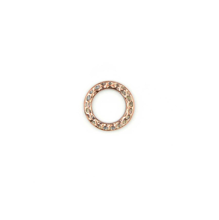 Medium Hammertone Ring- Antique Copper