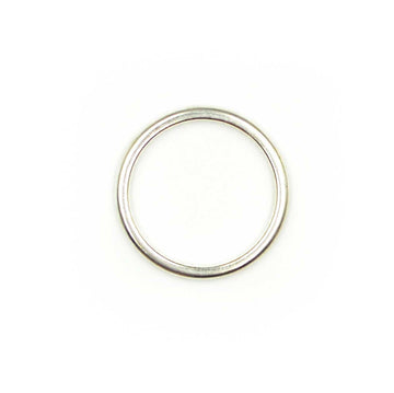 Medium Hoop- Antique Silver