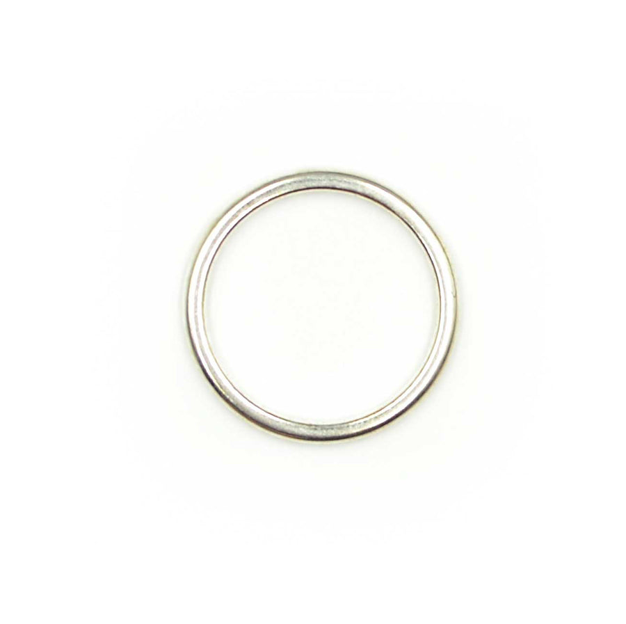 Medium Hoop- Antique Silver