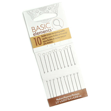 Flexible Eye Needles, Medium- 10 Pack