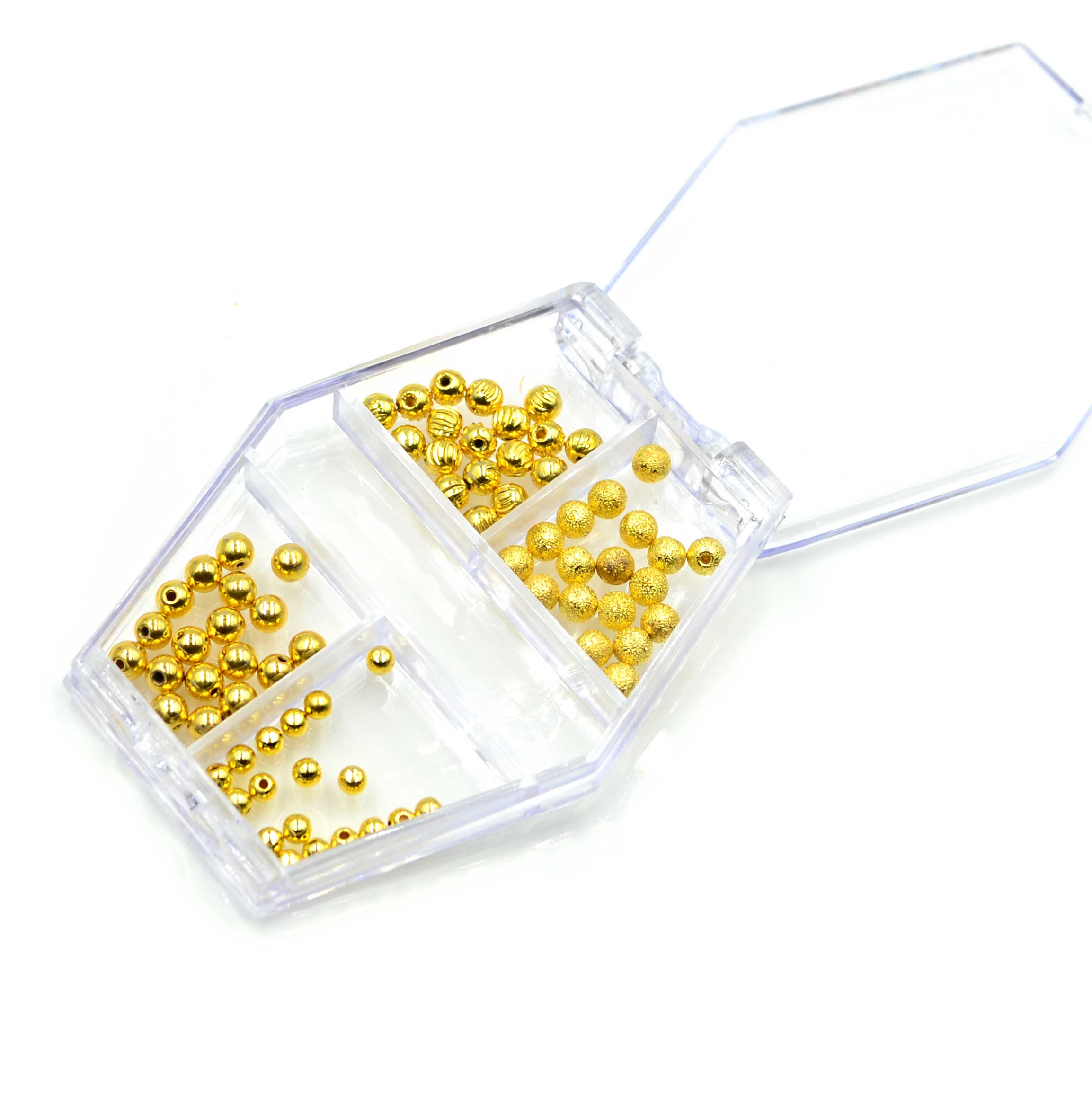 Memory Wire End Caps Gold Plate