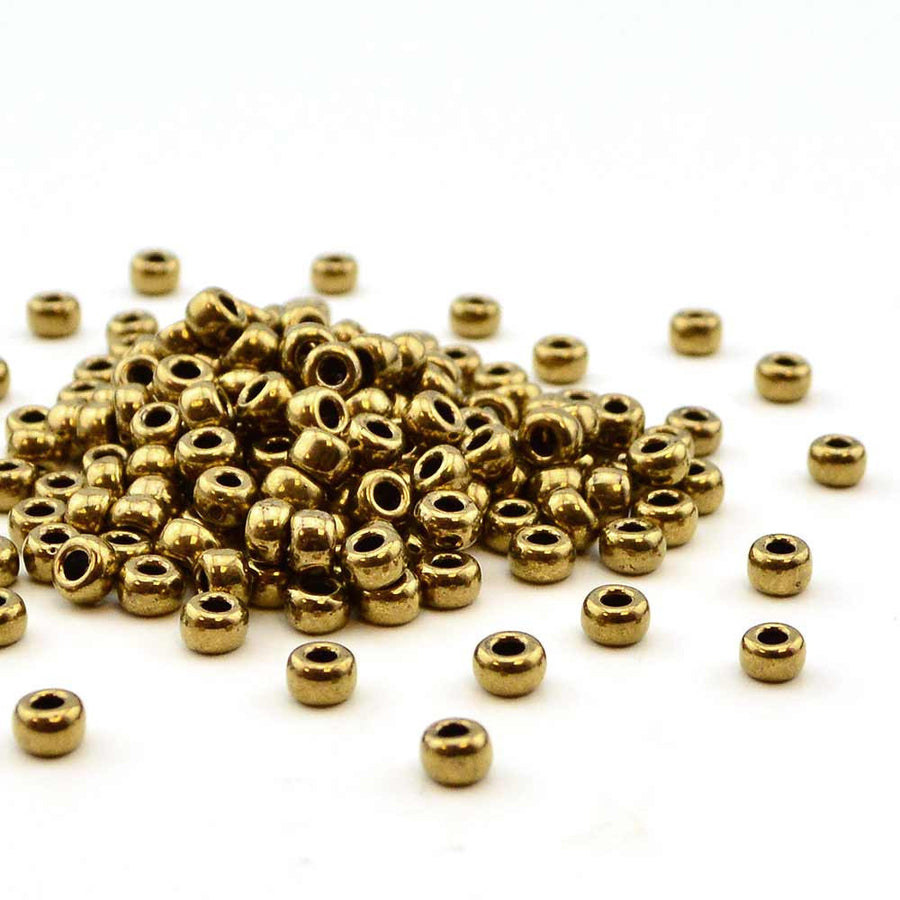 6-457 Metallic Bronze 6/0 , 6/0 Miyuki Seed Beads - Helby, Beadshop.com