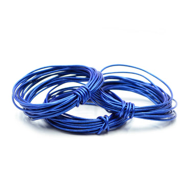 Metallic Sapphire- 1.5mm Indian Leather by the Yard