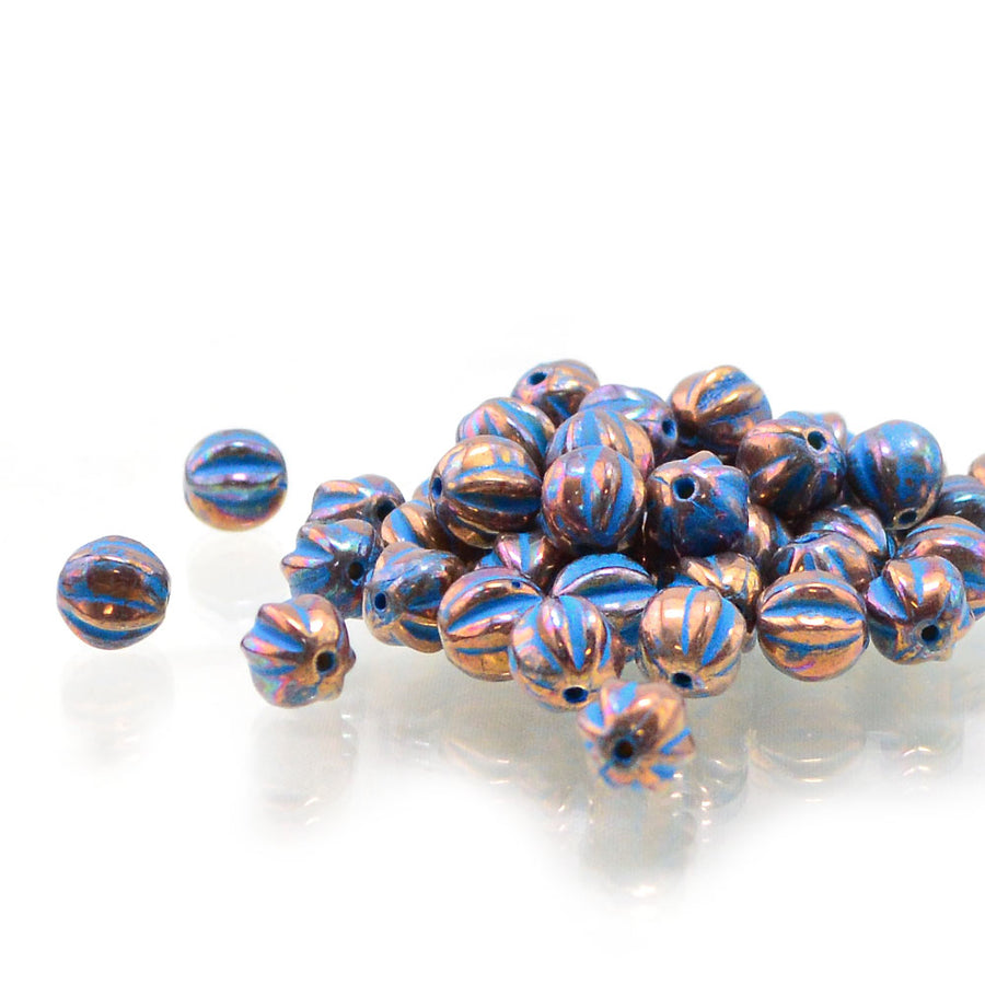 Melons- Bronze Turquoise Wash