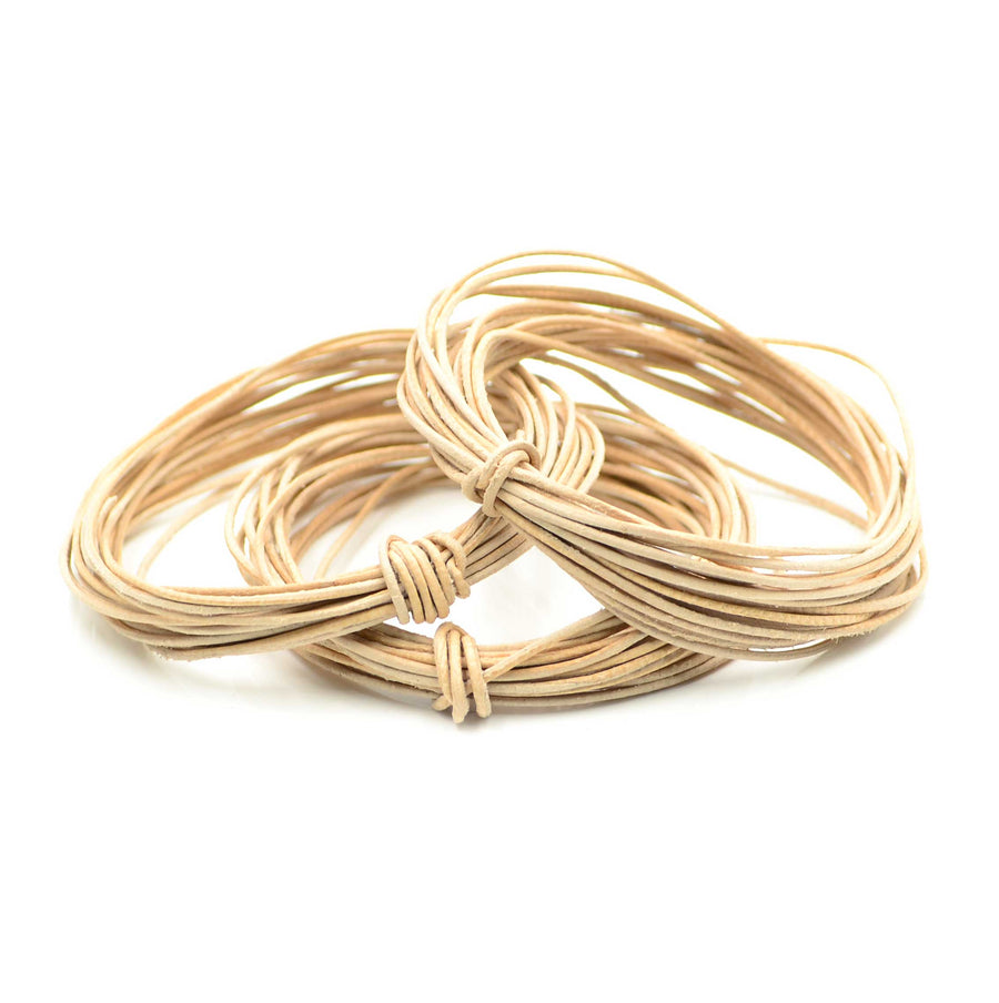Natural- 1.0mm Indian Leather by the Yard