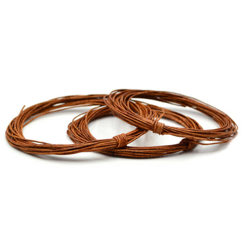 Natural Light Brown- 0.5mm Indian Leather by the Yard