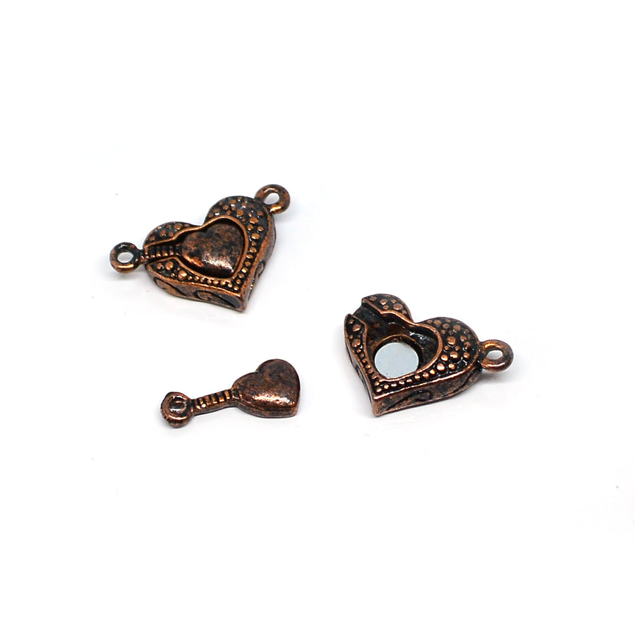 Full Heart- Antique Copper