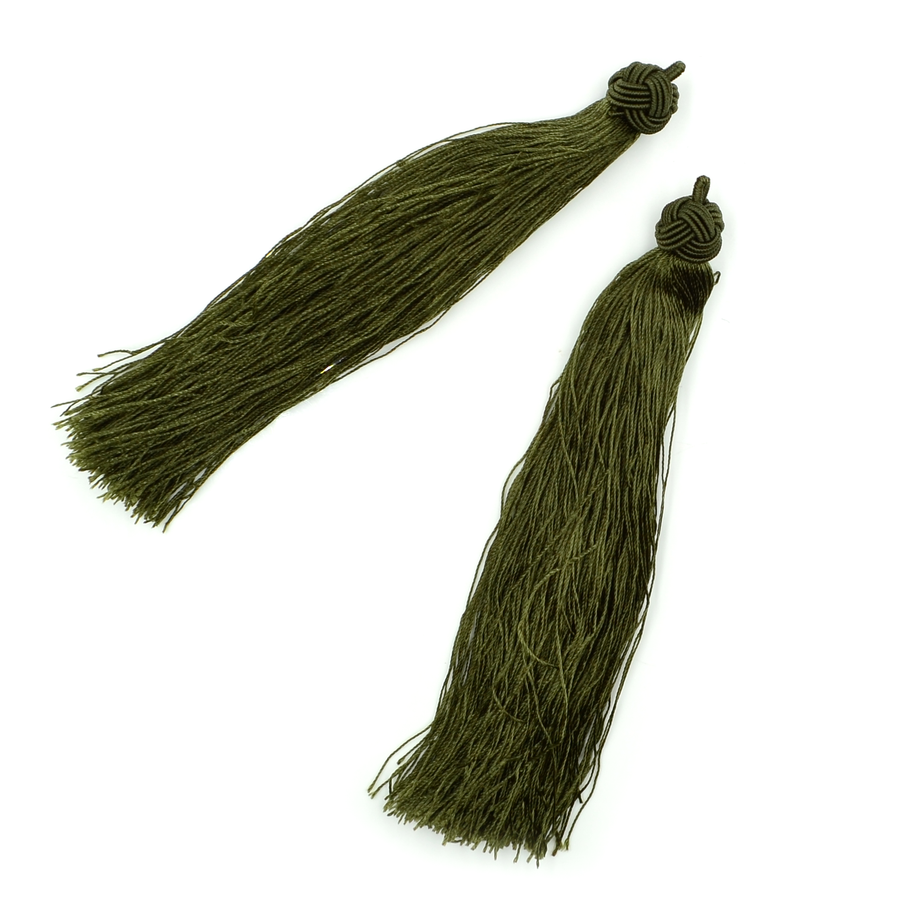 Fancy Tassels- Olive