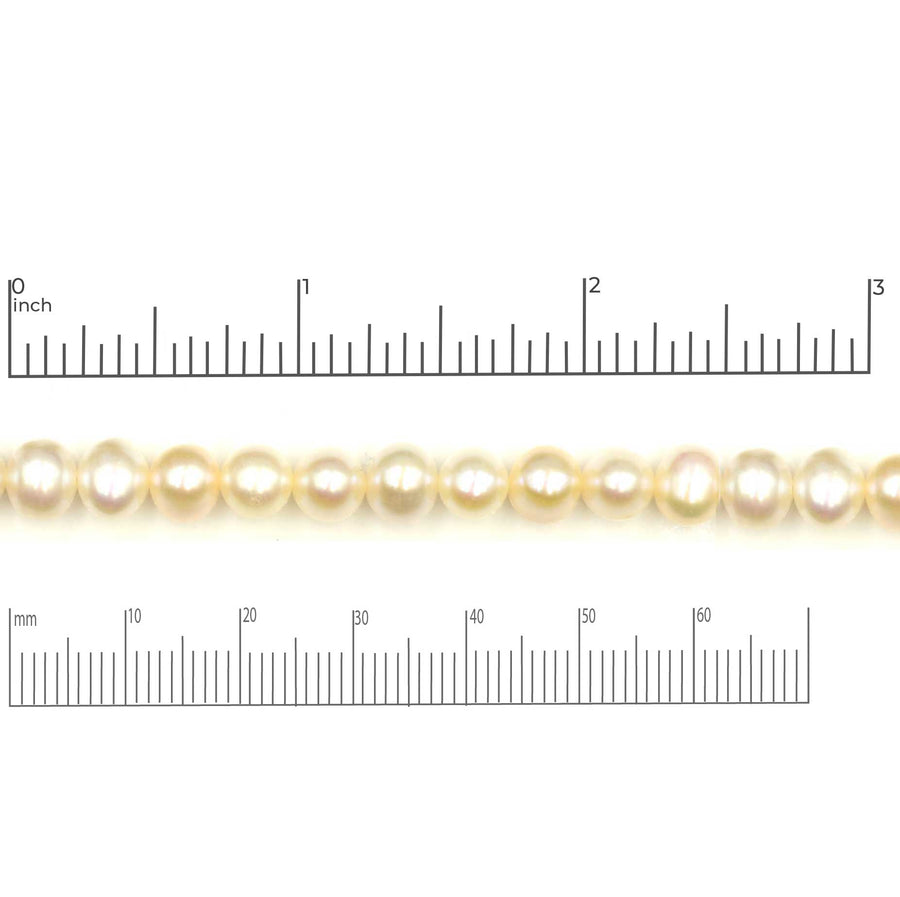 White Potato Pearls, 6-7mm