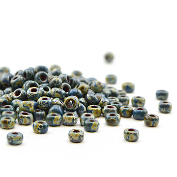 6-4516- Picasso Montana Matte 6/0 , 6/0 Miyuki Seed Beads - Helby, Beadshop.com - 2