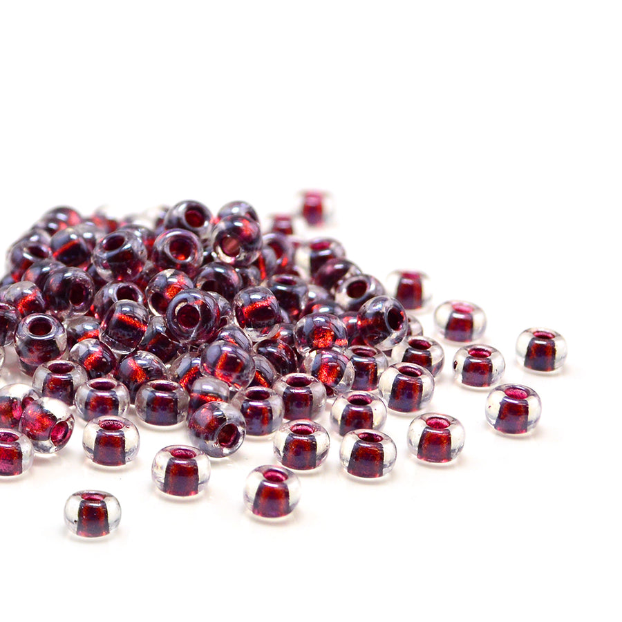 6-3208 Magic Purple Cranberry Lined Crystal