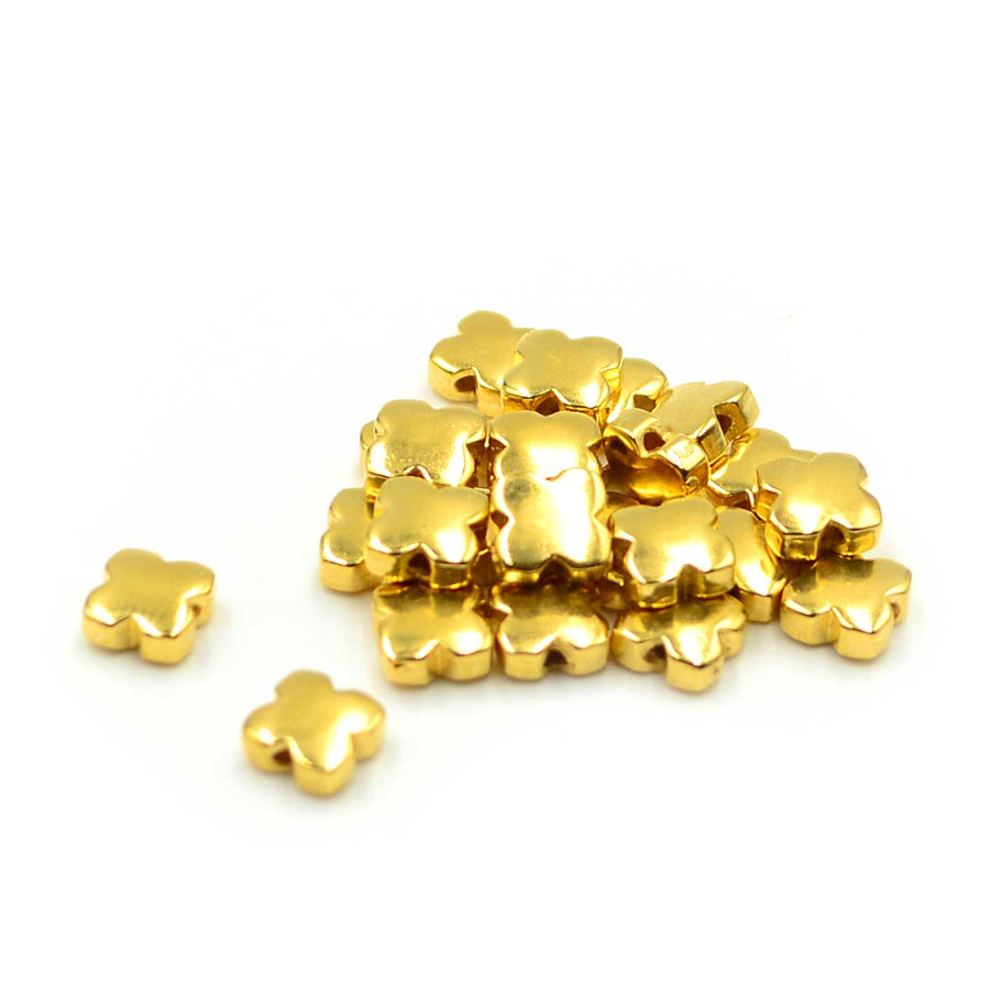 Quatrefoil- Gold Plate