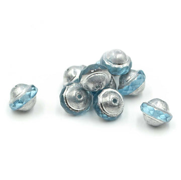 Saturns- Baby Blue & Silver