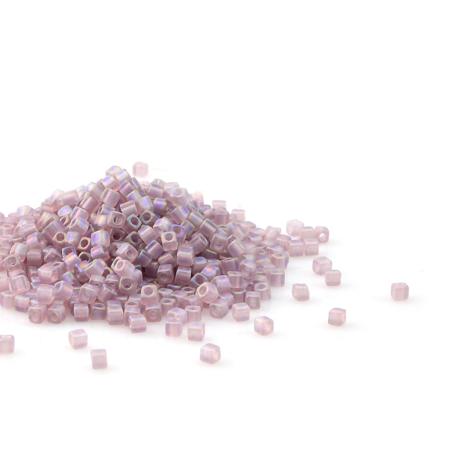 SB18-142FR Matte Transparent Smokey Amethyst AB