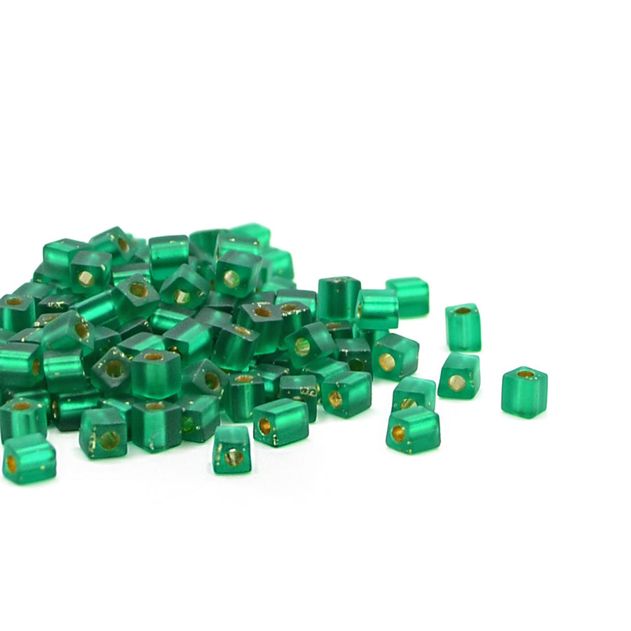 SB3-17F Matte Silver-Lined Emerald