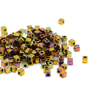 SB3-462 Cube Metallic Gold Iris