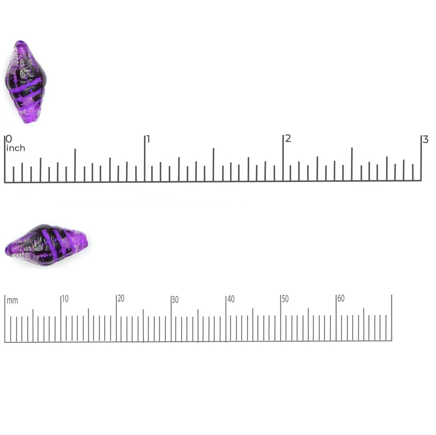 Seashells- Transparent Purple, Purple Wash