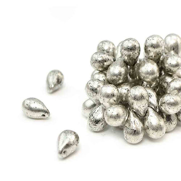 Drops- Antique Silver