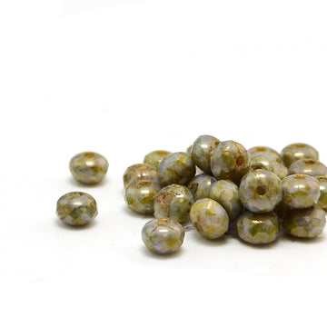 5mm Rondelles- Stone Bronze