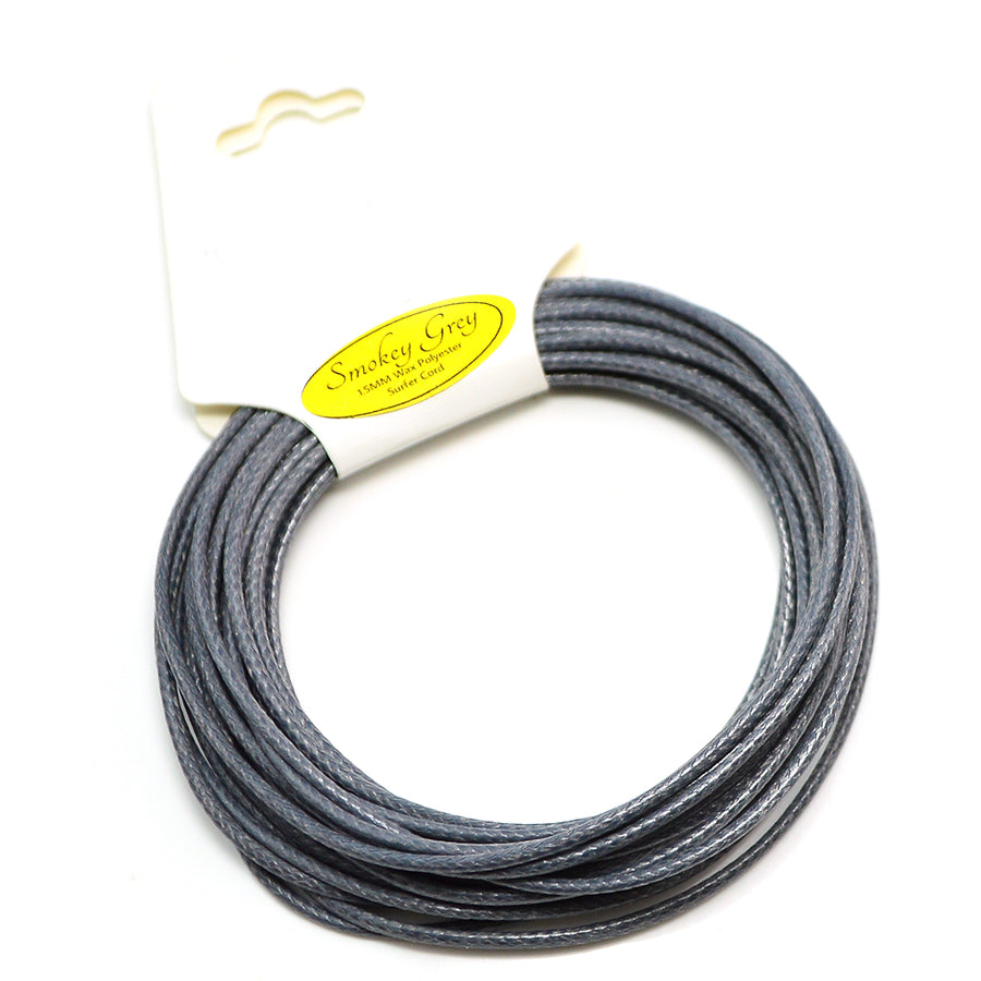 Smokey Gray Surfer Cord- 1.5mm